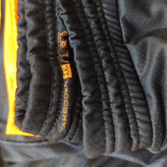 NWOT Bitboy Crypto joggers Black and Orange in color - Picture 3 of 3